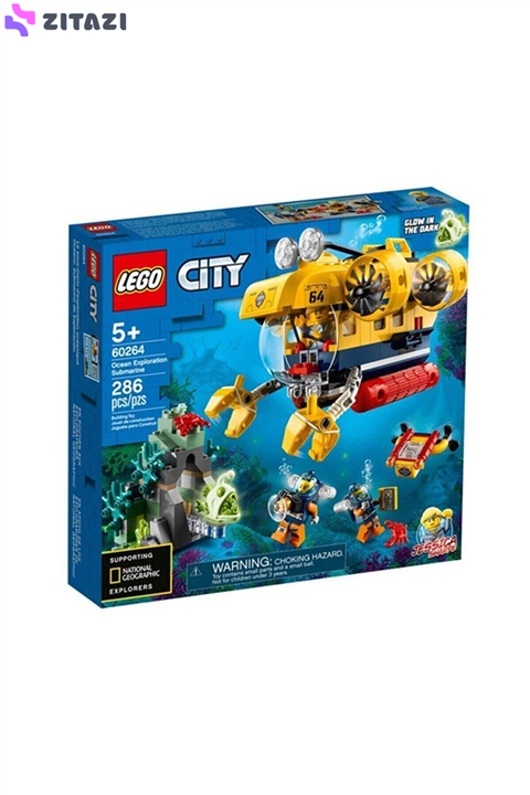 لگو سیتی کد 60264 LEGO City Ocean Exploration Submarine 60264